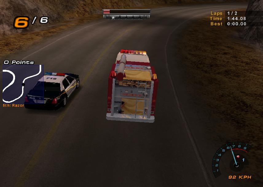 Need For Speed Hot Pursuit 2 GMC Fire Fighter