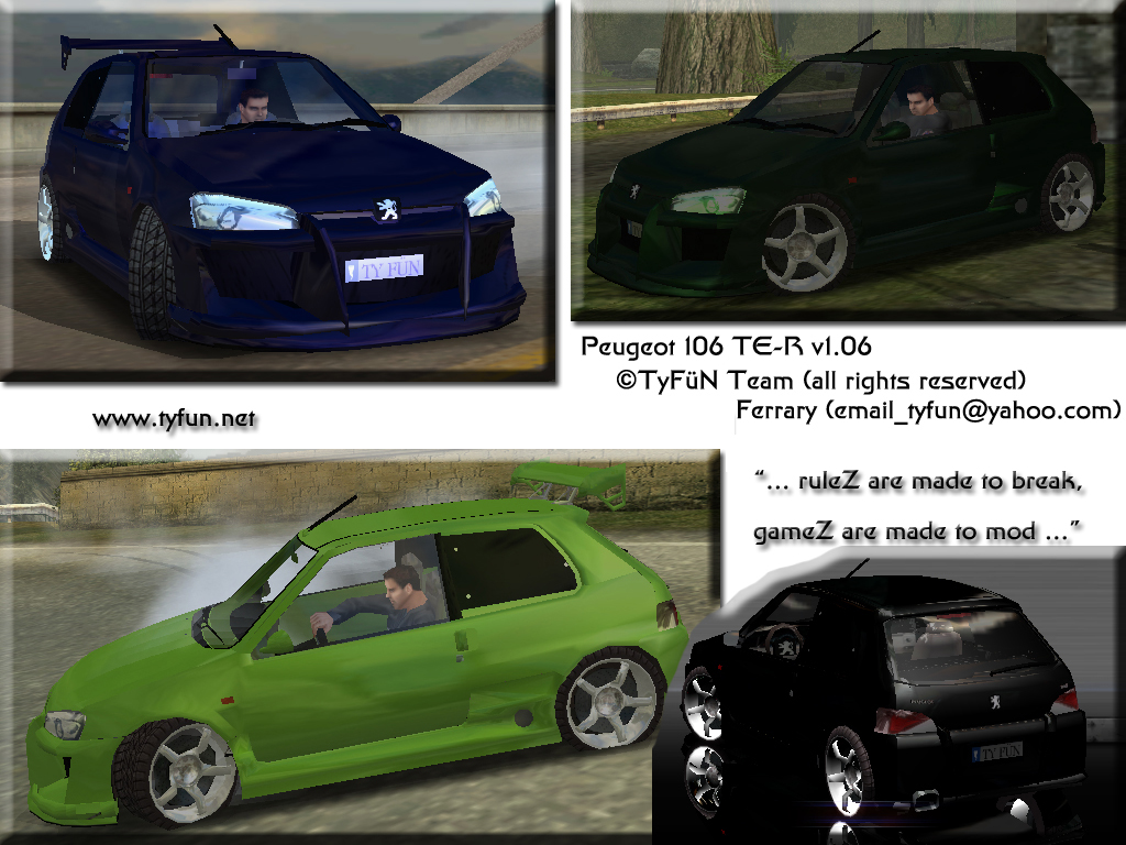 Need For Speed Hot Pursuit 2 Peugeot 106