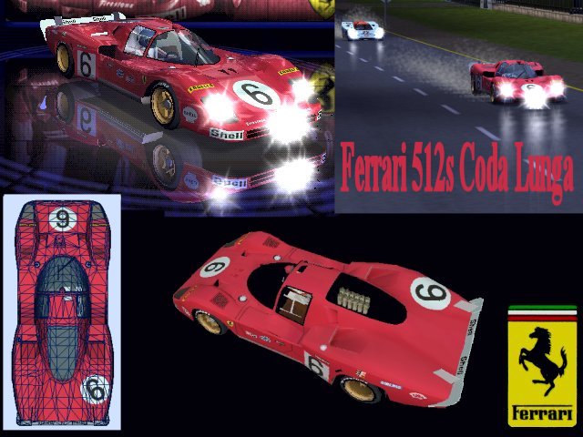 Need For Speed High Stakes Ferrari 512s coda lunga