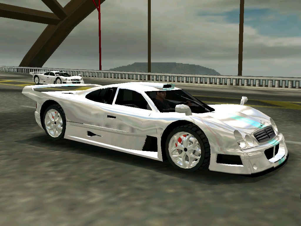 Need For Speed Hot Pursuit 2 Mercedes Benz CLK-GTR Ice Edition