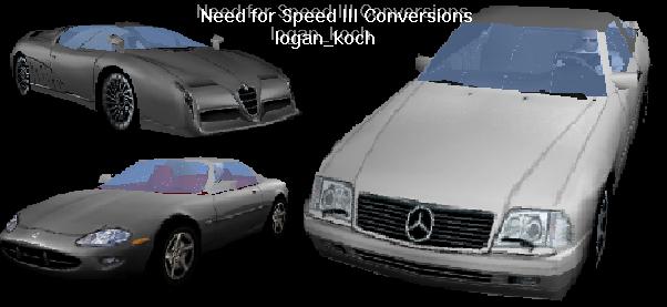 Need For Speed High Stakes Various NFS III Cars (Converted)