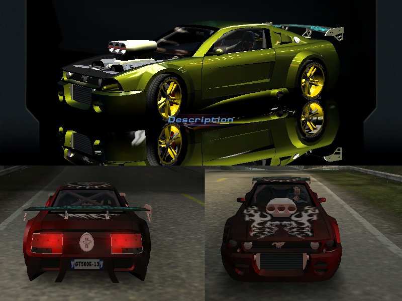 Need For Speed Hot Pursuit 2 Ford Mustang 2005 GT Tunned V2