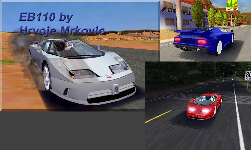 Need For Speed Hot Pursuit Bugatti EB110 SS