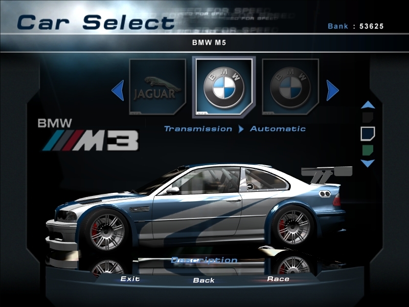 Need For Speed Hot Pursuit 2 BMW Most Wanted M3 GTR