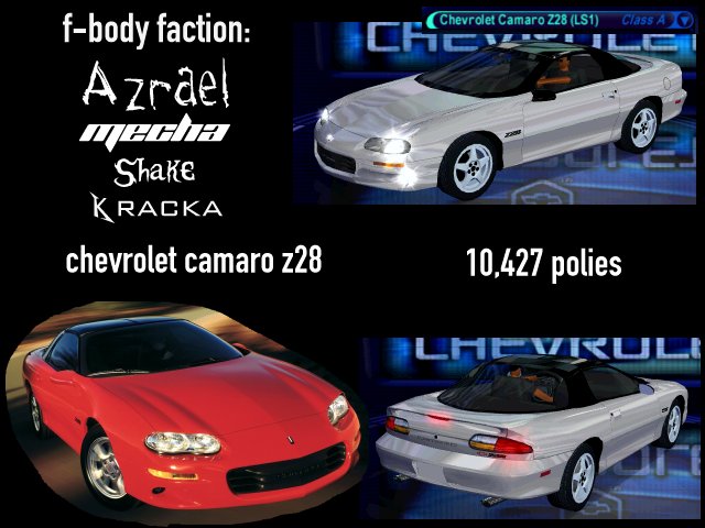 Need For Speed High Stakes Chevrolet Camaro Z28 (LS1)