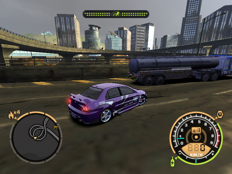 Need For Speed Most Wanted Traffic Oil Tanker for semi truck