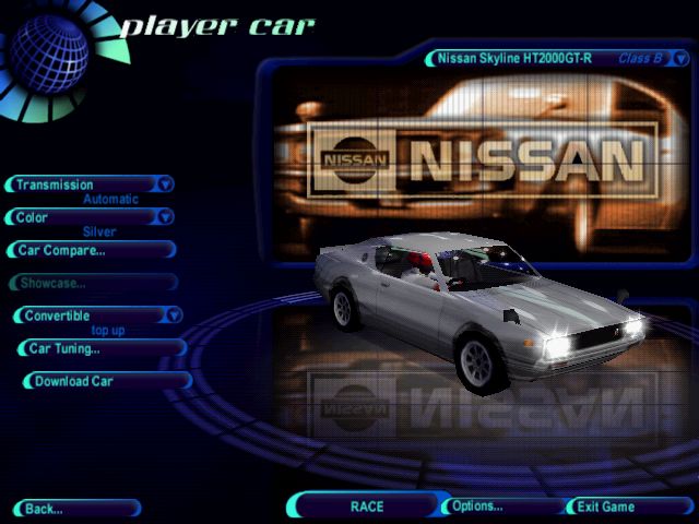 Need For Speed High Stakes Nissan Skyline HT2000GT-R