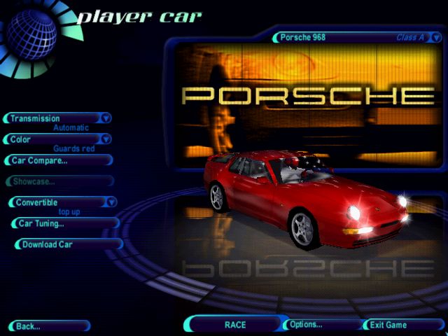 Need For Speed High Stakes Porsche 968