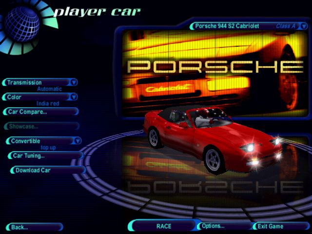 Need For Speed High Stakes Porsche 944 S2 Cabriolet
