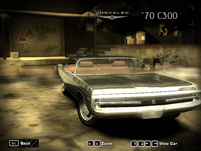 Need For Speed Most Wanted Chrysler '70 C300