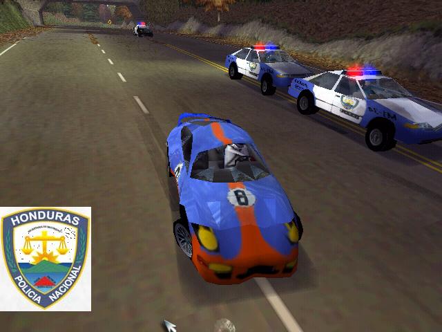 Need For Speed High Stakes Traffic sedan pursuit skin policia nacional de honduras
