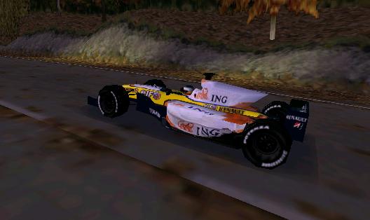 Need For Speed Hot Pursuit ING-Renault R28 F1 Race Car 2008