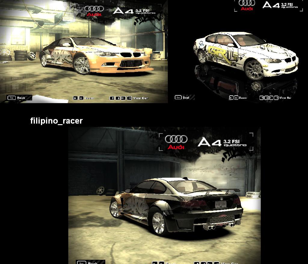 Need For Speed Most Wanted Fantasy Pack vinyls for BMW M3 E92