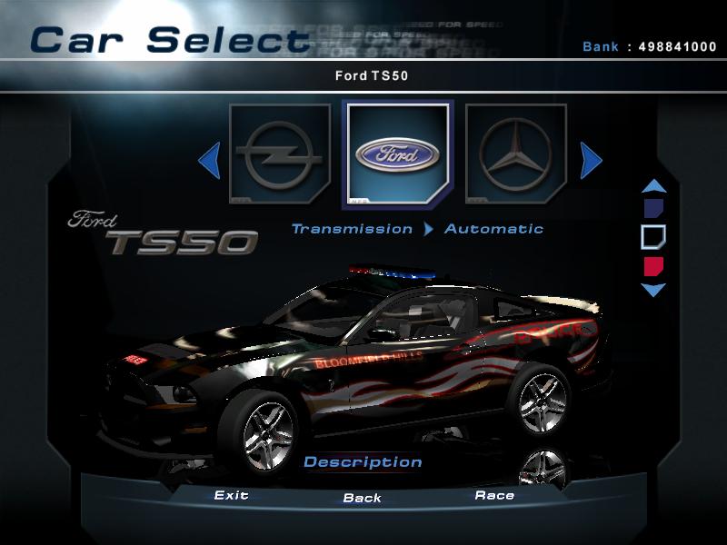 Need For Speed Hot Pursuit 2 Ford Shelby Mustang GT500 (2010)
