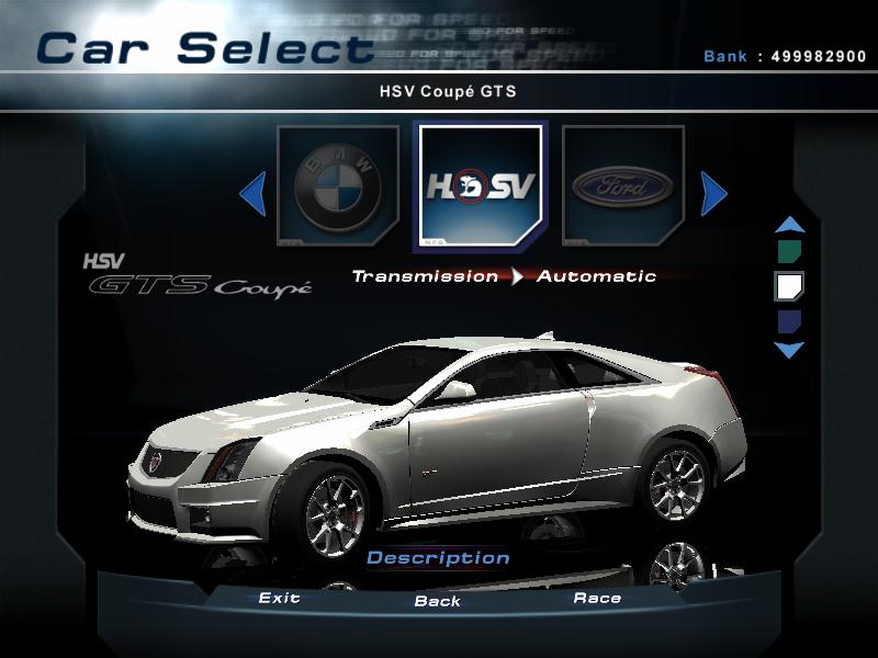 Need For Speed Hot Pursuit 2 Cadillac CTS-V (2011)