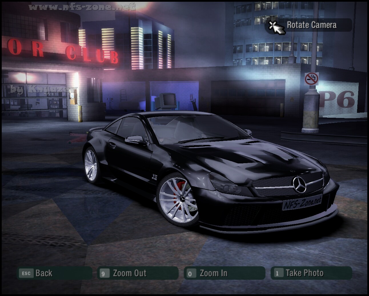 Need For Speed Carbon Mercedes Benz SL65 AMG Black Series