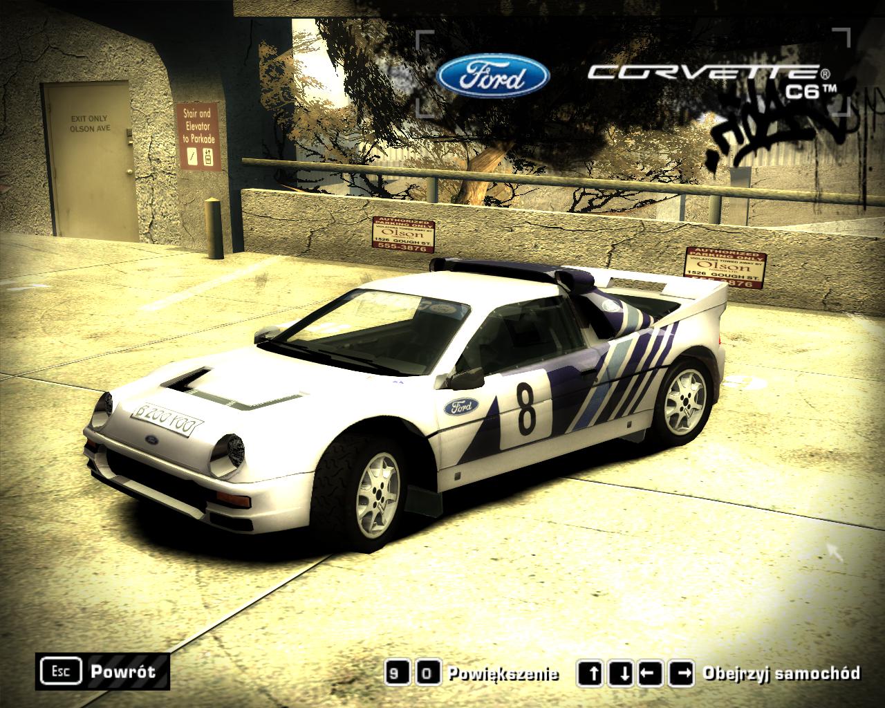 Need For Speed Most Wanted Ford RS 200