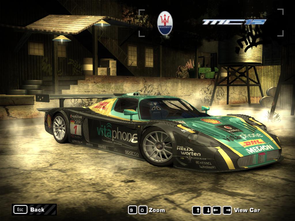 Need For Speed Most Wanted Maserati MC12 GT1 (NFS:Shift)