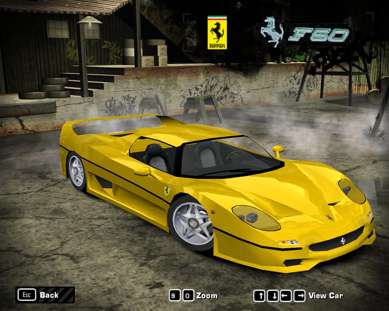 Need For Speed Most Wanted Ferrari F-50 1997