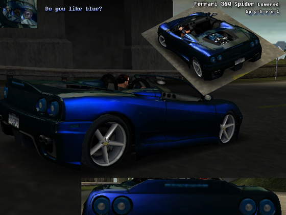 Need For Speed Hot Pursuit 2 Ferrari 360 Spider Lowered