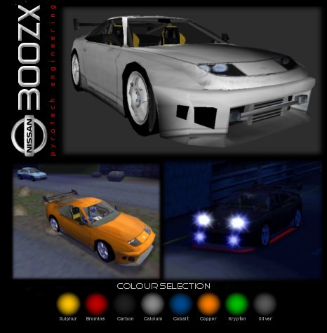 Need For Speed High Stakes Nissan 300ZX Pyrotech Engineered