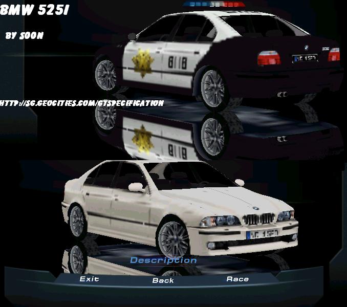 Need For Speed Hot Pursuit 2 BMW 525i