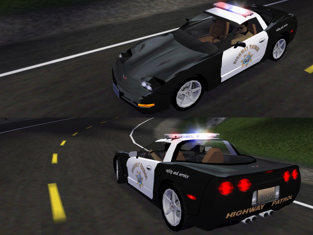 Need For Speed High Stakes Chevrolet CHP Corvette C5