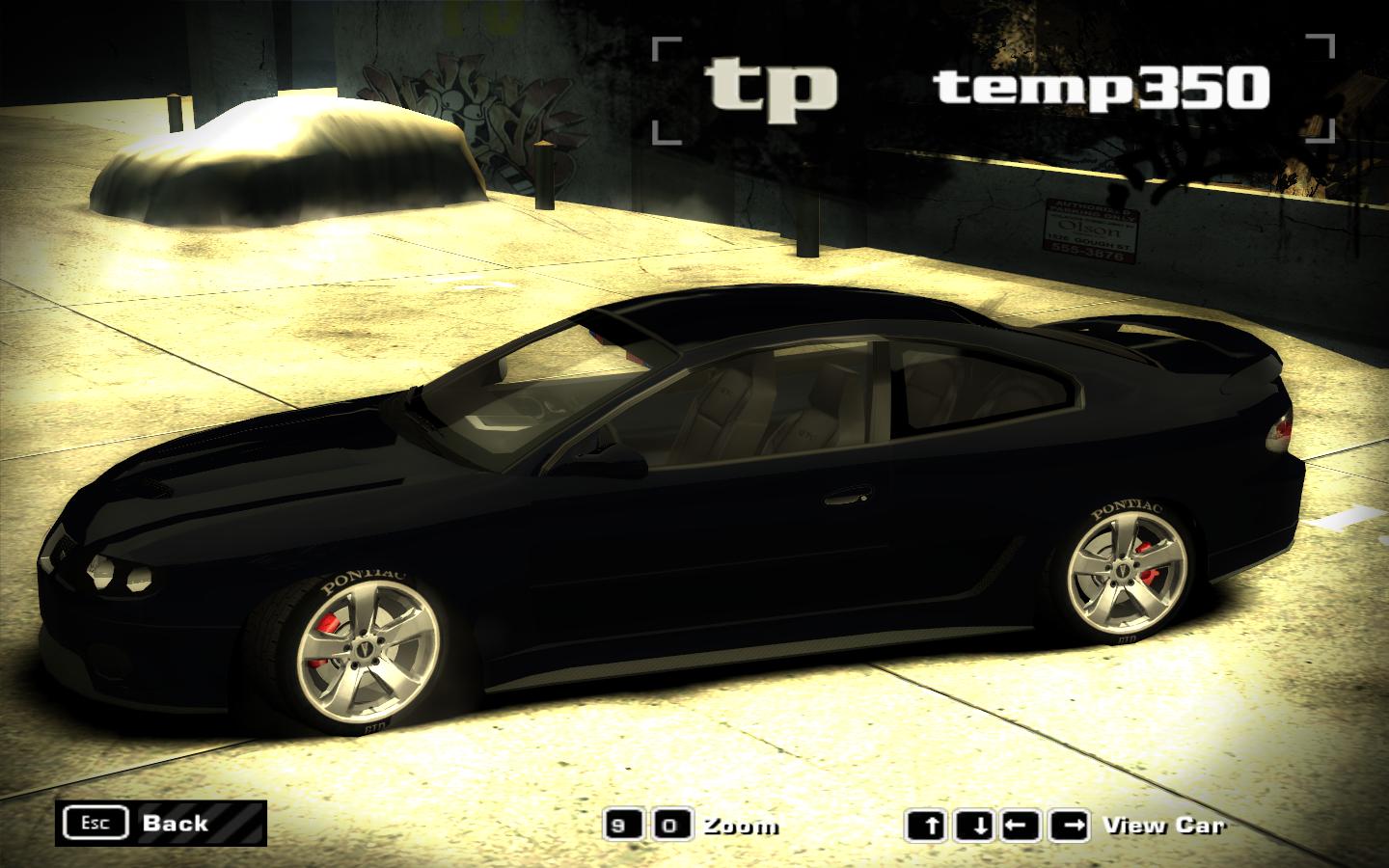 Need For Speed Most Wanted Pontiac GTO UNDERCOVER
