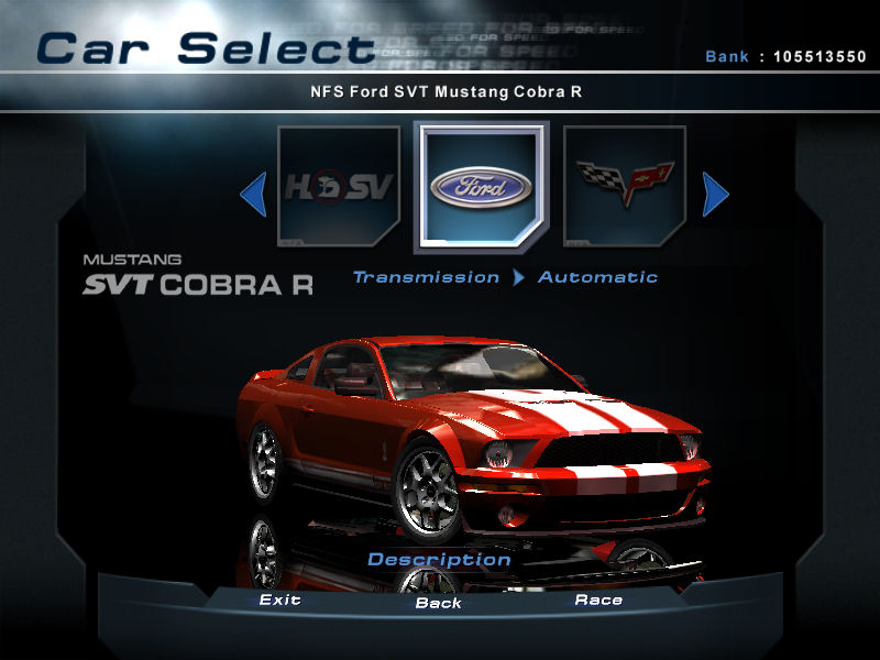 Need For Speed Hot Pursuit 2 Shelby GT500
