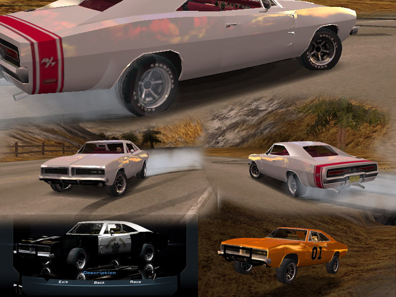 Need For Speed Hot Pursuit 2 Dodge Charger R/T (1969)