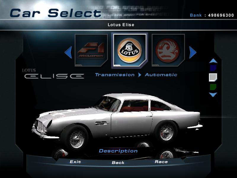 Need For Speed Hot Pursuit 2 Aston Martin DB5 (1965)