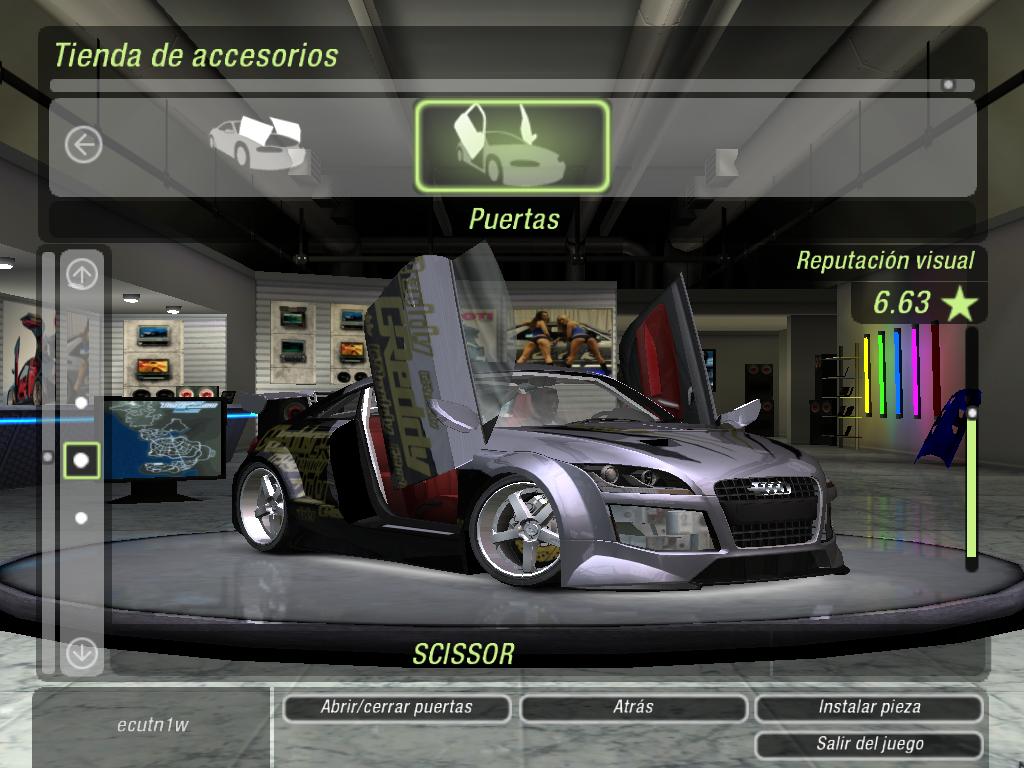 Need For Speed Underground 2 Audi TT 2007STK