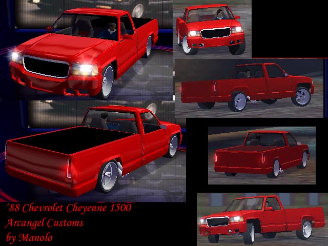 Need For Speed High Stakes Chevrolet Cheyenne Pickup (1988) Arcangel Customs V. 3