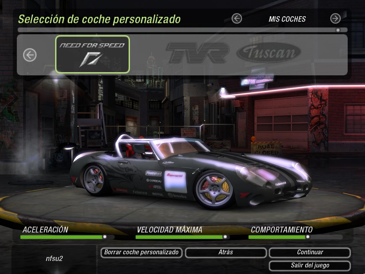 Need For Speed Underground 2 TVR Tuscan Challenge
