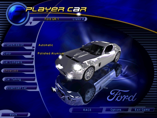 Need For Speed Hot Pursuit Ford GR-1