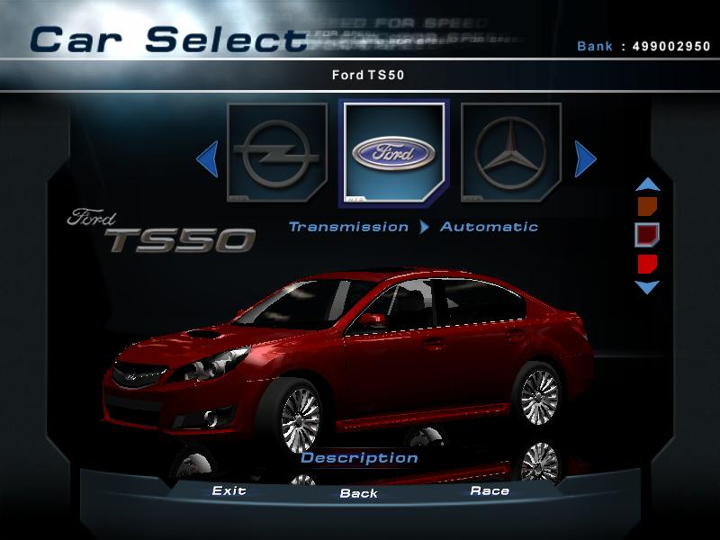 Need For Speed Hot Pursuit 2 Subaru Legacy (2010)