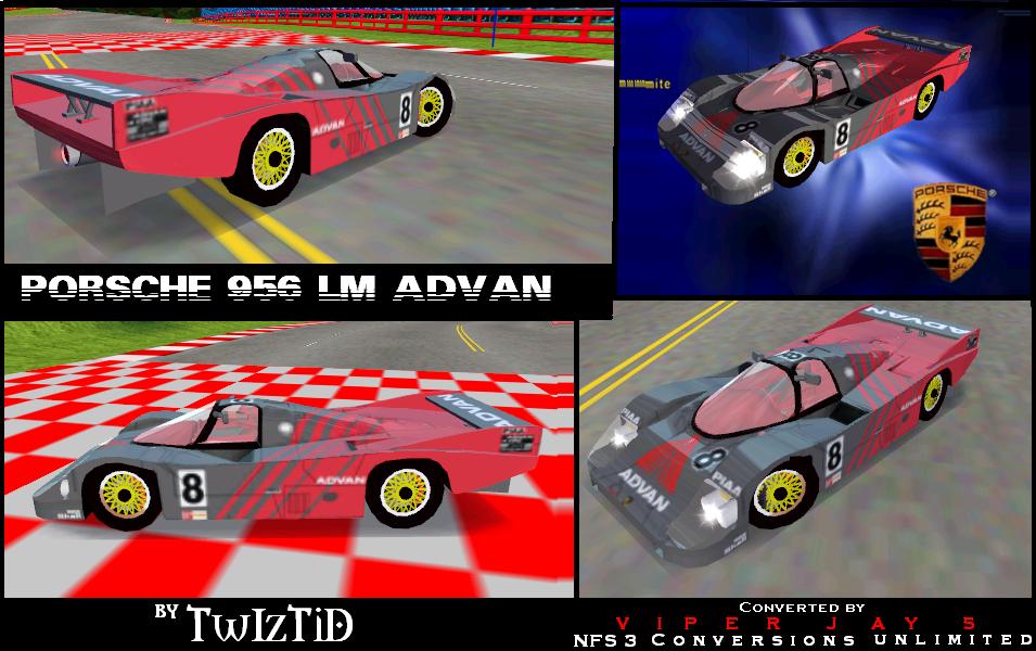 Need For Speed Hot Pursuit Porsche 956 LM Advan