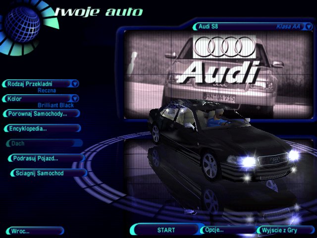 Need For Speed High Stakes Audi S8 '00