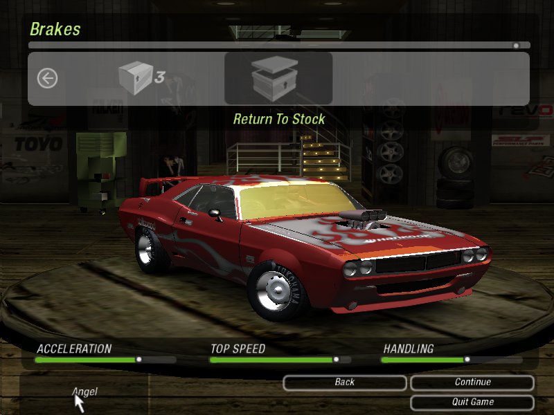 Need For Speed Underground 2 Dodge challenger 71
