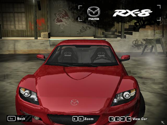 Need For Speed Most Wanted Mazda RX-8 Speed Interior