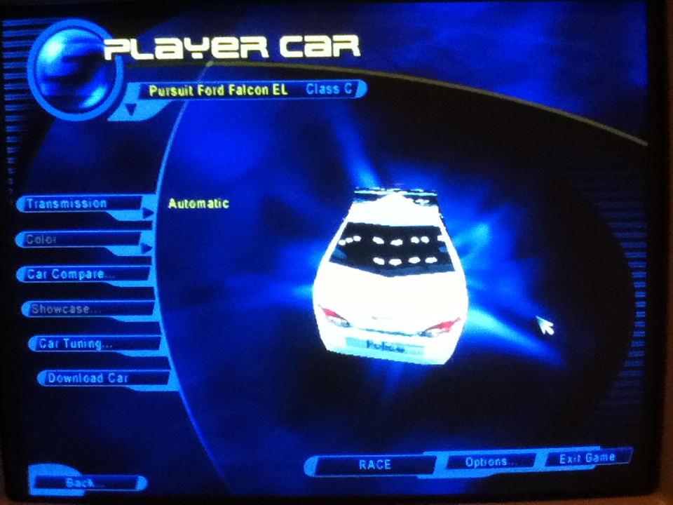 Need For Speed Hot Pursuit Ford Falcon EL Cop Car