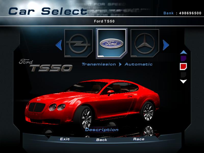 Need For Speed Hot Pursuit 2 Bentley Continental GT (2004)