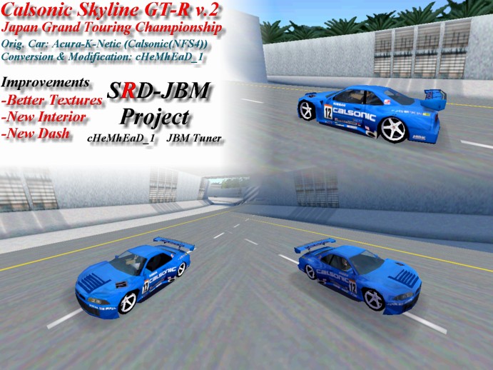 Need For Speed Hot Pursuit Nissan Skyline GT-R JGTC (Calsonic Skyline GT-R v.2)