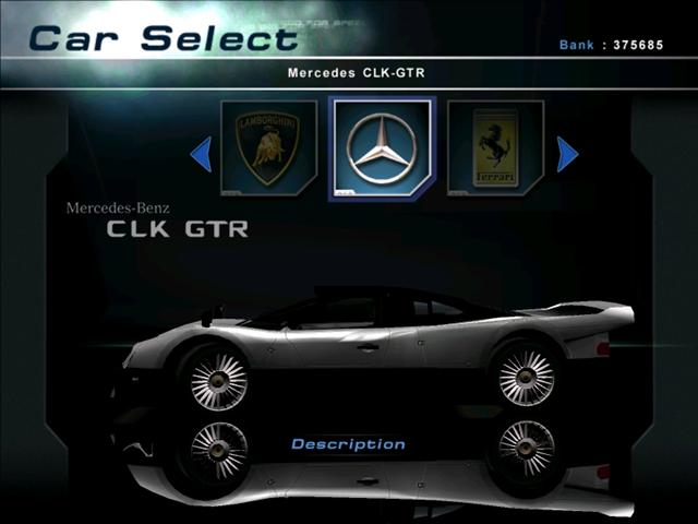 Need For Speed Hot Pursuit 2 Mercedes Benz CLKGTRS