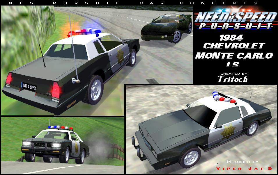 Need For Speed High Stakes Chevrolet Pursuit Monte Carlo LS (1984)