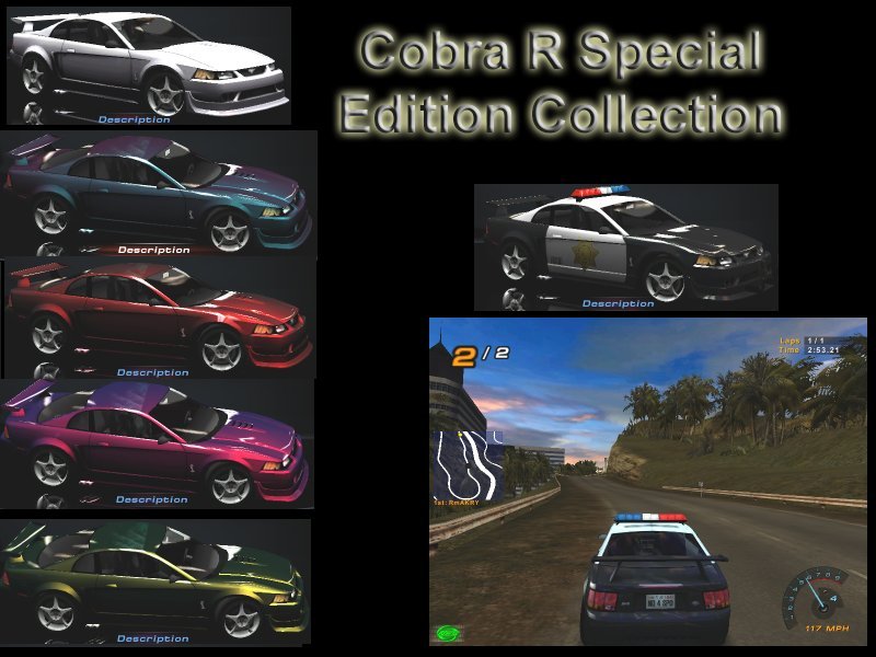 Need For Speed Hot Pursuit 2 Ford Cobra R Special Edition Collection