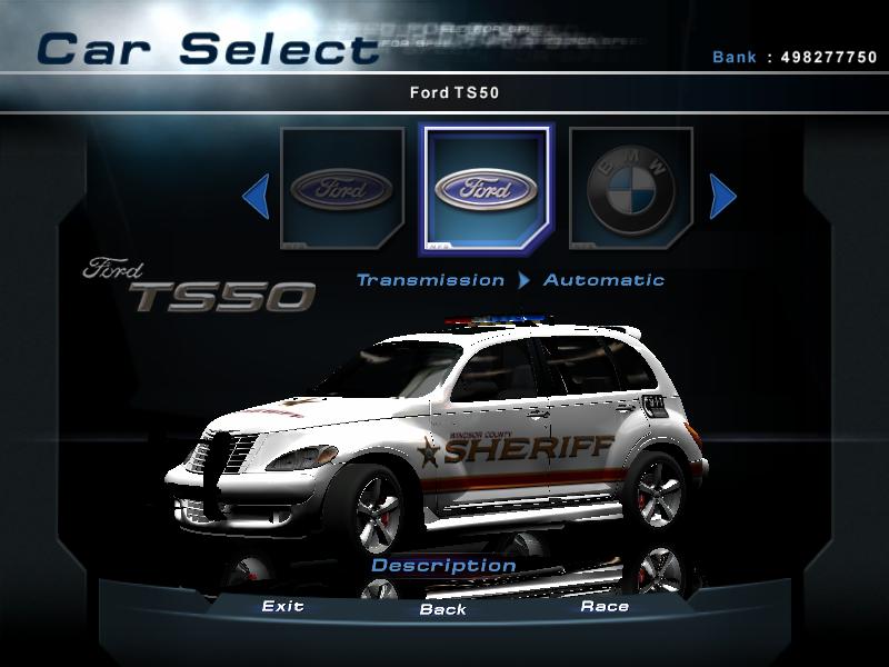 Need For Speed Hot Pursuit 2 Chrysler PT Cruiser GT