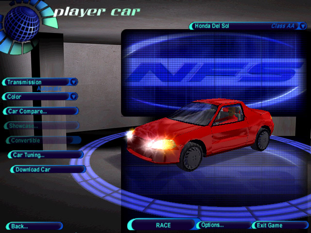 Need For Speed High Stakes Honda Del Sol CRX