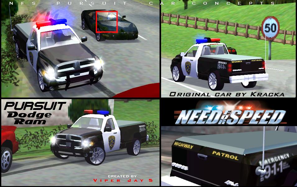 Need For Speed High Stakes Dodge Pursuit Ram CHP