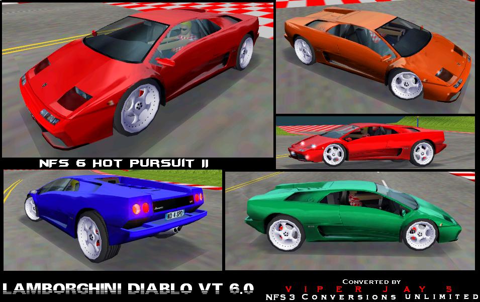 Need For Speed Hot Pursuit Lamborghini Diablo VT 6.0